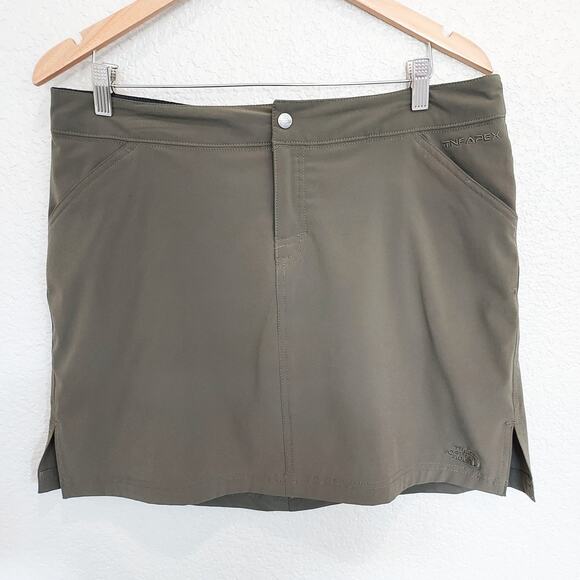 The North Face Olive Green Skort Size 12 - Picture 1 of 10